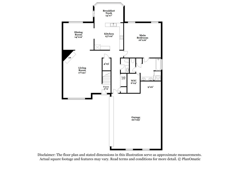 1,945/Mo, 1195 Cordova Green Dr Cordova, TN 38018 Floor Plan View
