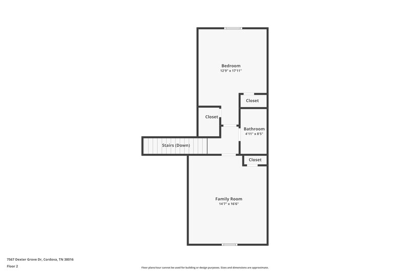 2,145/Mo, 7567 Dexter Grove Dr Cordova, TN 38016 Floor Plan View 2