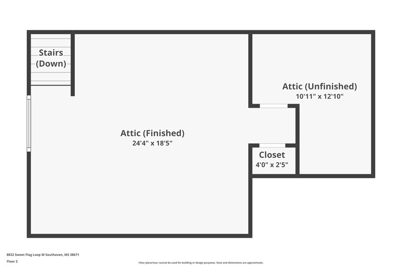 2,220/Mo, 8832 Sweet Flag Loop W Southaven, MS 38671 Floor Plan View 2