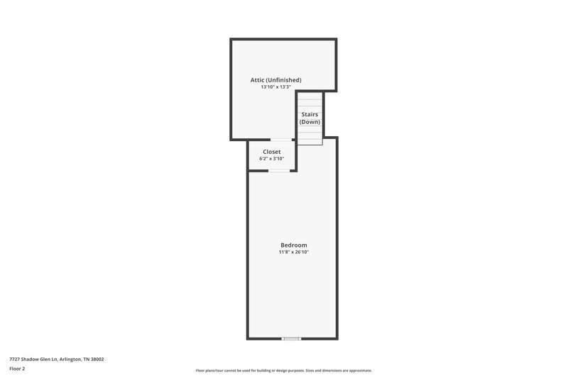 2,115/Mo, 7727 Shadow Glen Ln Arlington, TN 38002 Floor Plan View 2