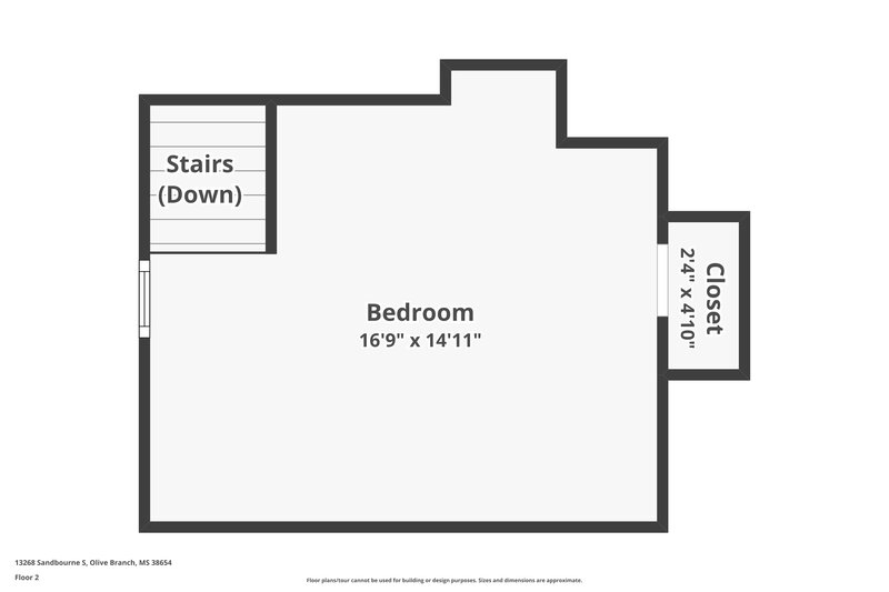2,150/Mo, 13268 Sandbourne S Olive Branch, MS 38654 Floor Plan View 2