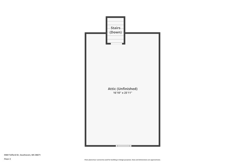 1,785/Mo, 5969 Telford Dr Southaven, MS 38671 Floor Plan View 2