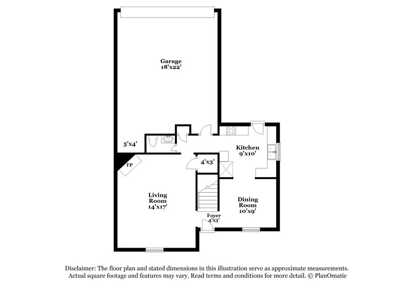 2,550/Mo, 8682 Overcup Oaks Dr Cordova, TN 38018 Floor Plan View