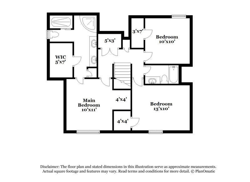 2,550/Mo, 8682 Overcup Oaks Dr Cordova, TN 38018 Floor Plan View 2