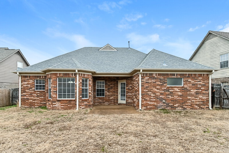 2,710/Mo, 1384 Carlton Ridge Dr Cordova, TN 38016 Rear View