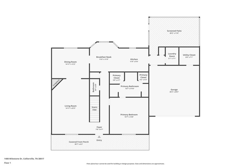 2,450/Mo, 1400 Milestone Dr Collierville, TN 38017 Floor Plan View