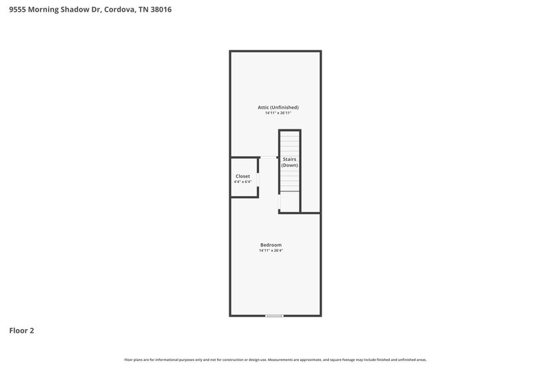 2,145/Mo, 9555 Morning Shadow Dr Cordova, TN 38016 Floor Plan View 2