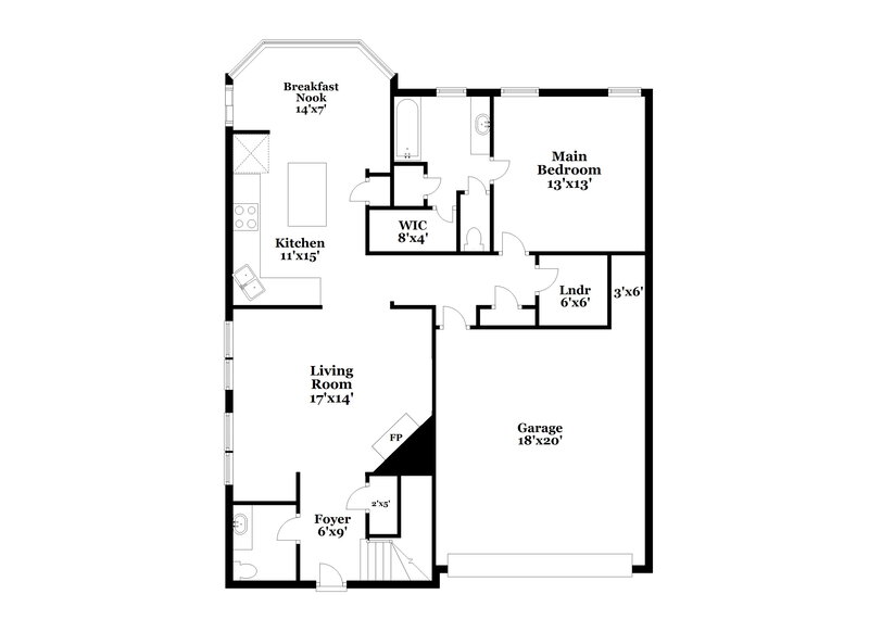 2,115/Mo, 11184 Orville Cv Arlington, TN 38002 Floorplan View