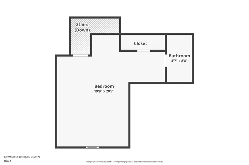 2,370/Mo, 8359 Olivia Ln Southaven, MS 38672 Floor Plan View 2