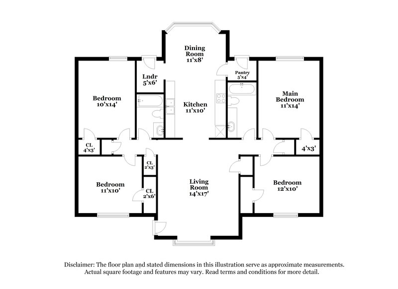 2,430/Mo, 6932 Amanda Dr N Olive Branch, MS 38654 Floor Plan View