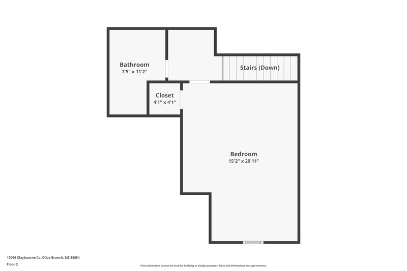 2,525/Mo, 13096 Claybourne Cv Olive Branch, MS 38654 Floorplan View 2