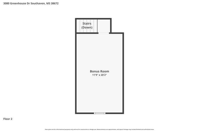 2,140/Mo, 3080 Greenhouse Dr Southaven, MS 38672 Floorplan View 2