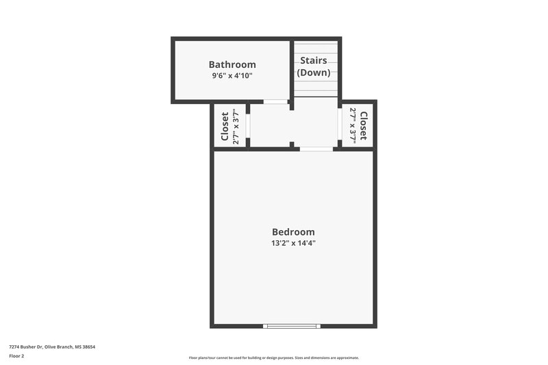 2,870/Mo, 7274 Busher Dr Olive Branch, MS 38654 Floor Plan View 2