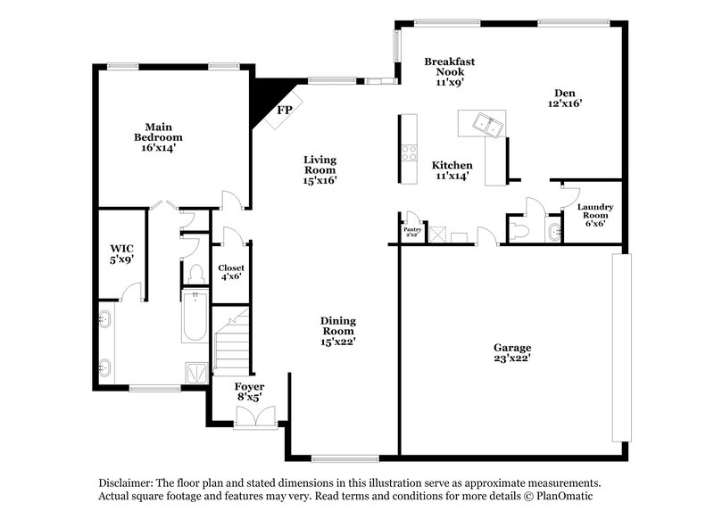 2,650/Mo, 9474 Afton Grove Rd Cordova, TN 38018 Floor Plan View