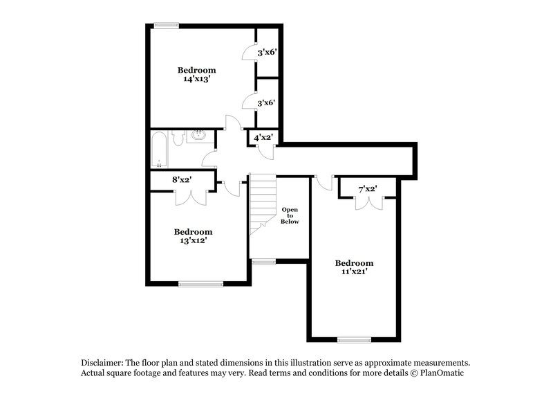 2,650/Mo, 9474 Afton Grove Rd Cordova, TN 38018 Floor Plan View 2
