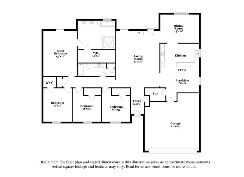 3,500/Mo, 6735 Hare Run Ln Arlington, TN 38002 Floor Plan View