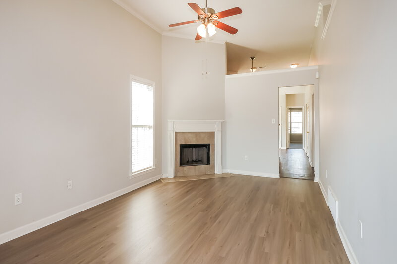 1,745/Mo, 7436 Grey Heather Way Cordova, TN 38018 Living Room View 2