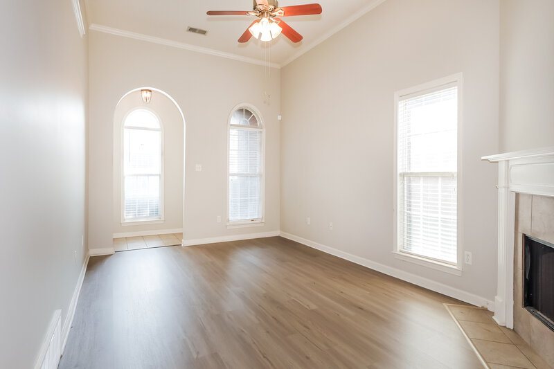 1,745/Mo, 7436 Grey Heather Way Cordova, TN 38018 Living Room View 3