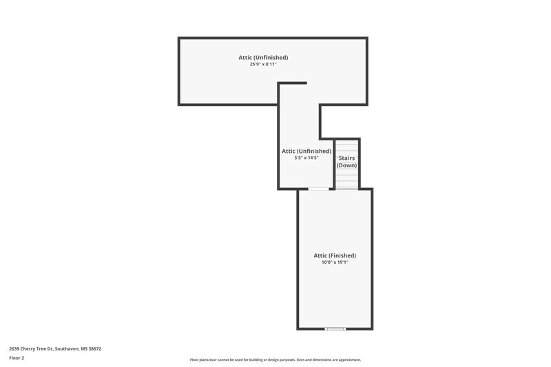 2,185/Mo, 2639 Cherry Tree Dr Southaven, MS 38672 Floor Plan View 2