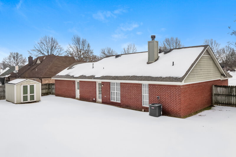 1,790/Mo, 7291 Bridle Ln Southaven, MS 38671 Rear View 2