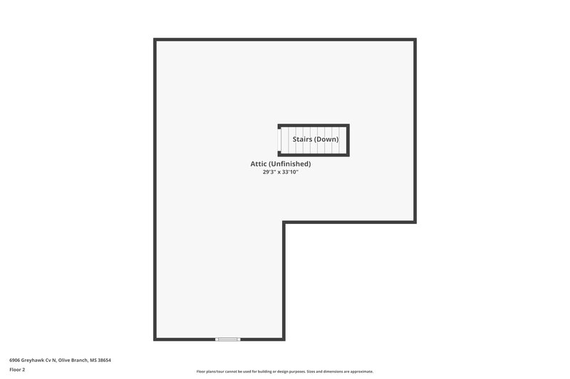 2,480/Mo, 6906 Greyhawk Cv N Olive Branch, MS 38654 Floor Plan View 2