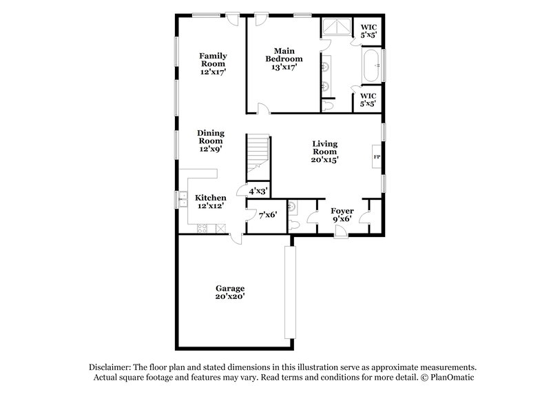 2,380/Mo, 2712 Nelle Ln Southaven, MS 38672 Floor Plan View