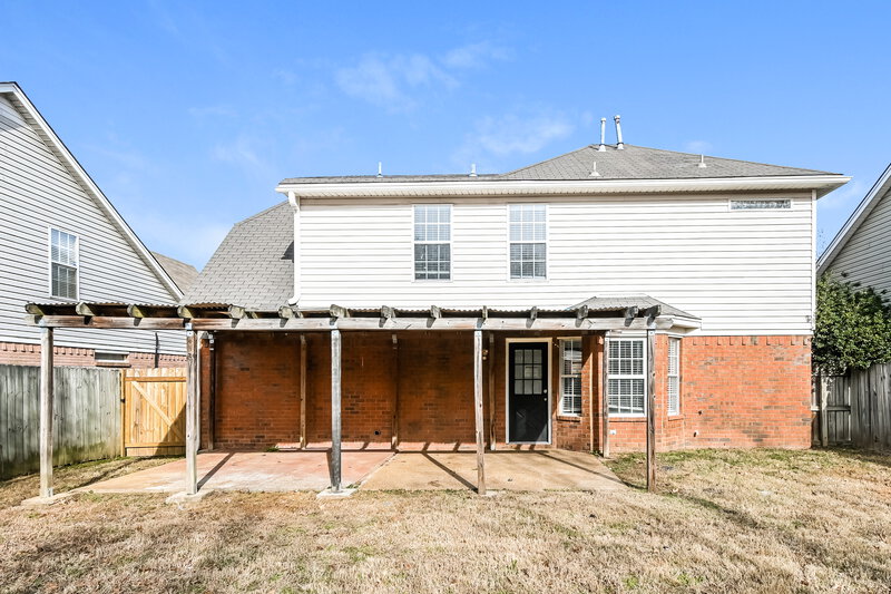 2,770/Mo, 9811 Dogwood Ct E Olive Branch, MS 38654 Rear View