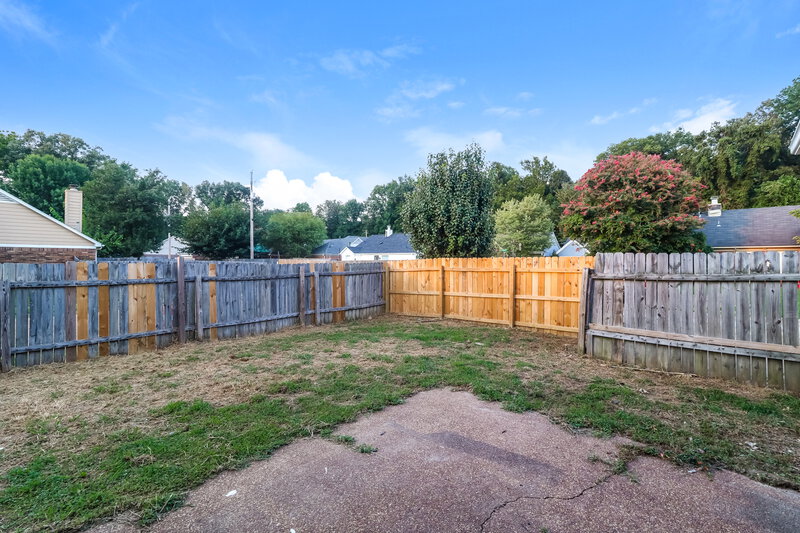 1,590/Mo, 1812 Black Bear Cir E Cordova, TN 38016 Backyard View