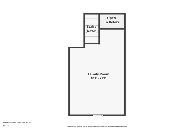 1,905/Mo, 8332 Pinnacle Dr Southaven, MS 38672 Floor Plan View 2