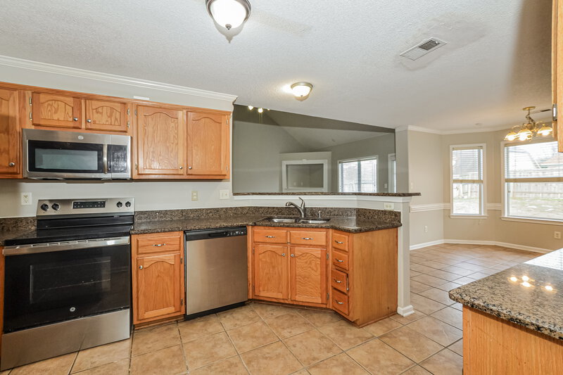 2,355/Mo, 1456 Albon Dr Cordova, TN 38016 Kitchen View 2
