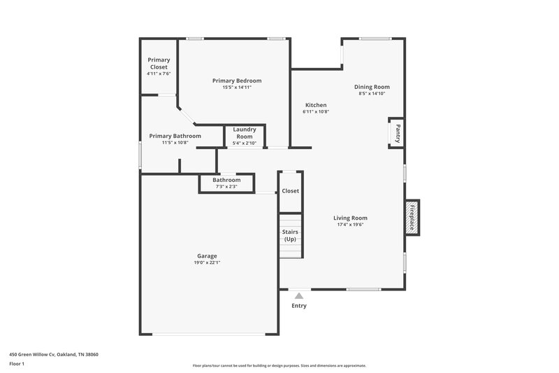 2,230/Mo, 450 Green Willow Cv Oakland, TN 38060 Floor Plan View