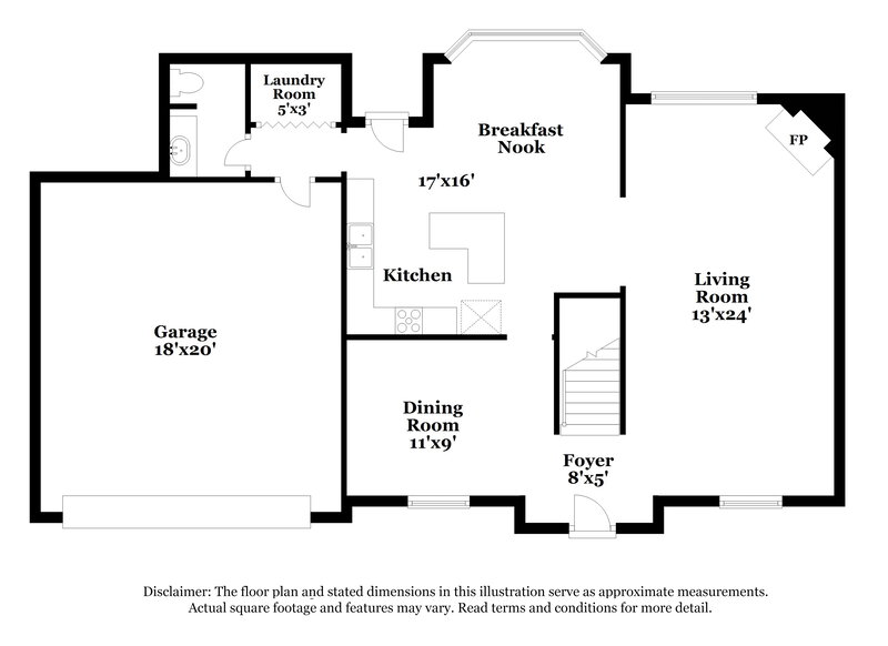 2,400/Mo, 6331 Fairway Hill Cv Bartlett, TN 38135 Floor Plan View