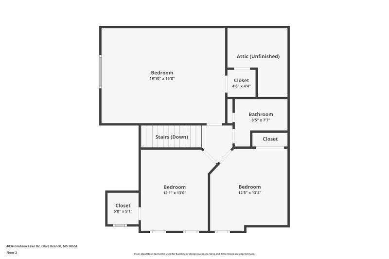 0/Mo, 4834 Graham Lake Drive Olive Branch, MS 38654 Floor Plan View 2