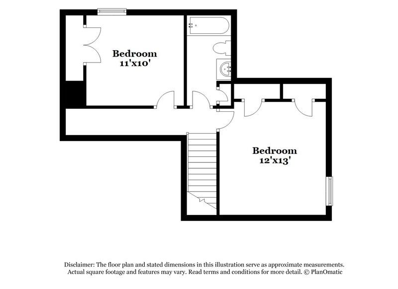 1,745/Mo, 8420 Blue Ridge Dr Southaven, MS 38672 Floor Plan View 2