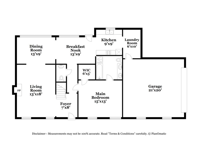 2,300/Mo, 15 Austin Cir Oakland, TN 38060 Floor Plan View