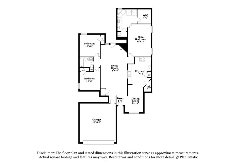 2,035/Mo, 7901 Ironwood Dr Southaven, MS 38671 Floor Plan View