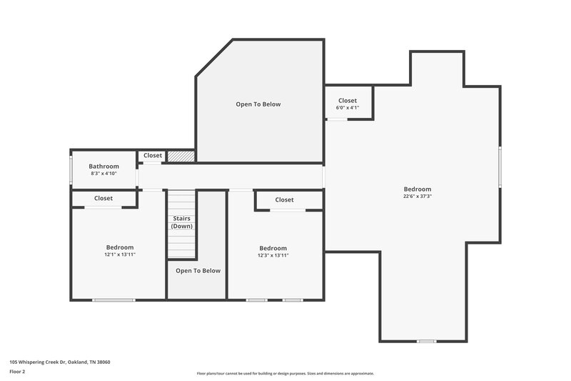 2,385/Mo, 105 Whispering Creek Dr Oakland, TN 38060 Floorplan View 2