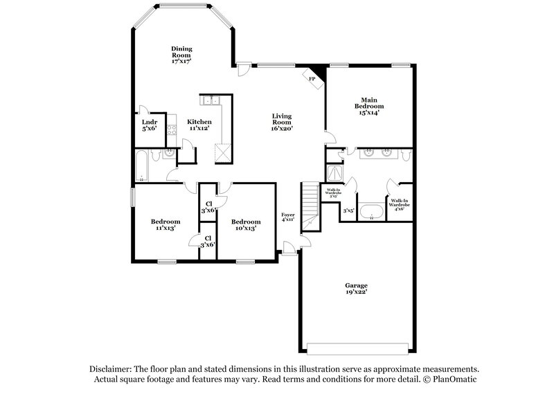 1,755/Mo, 1454 Trafalgar Cv Southaven, MS 38671 Floor Plan View