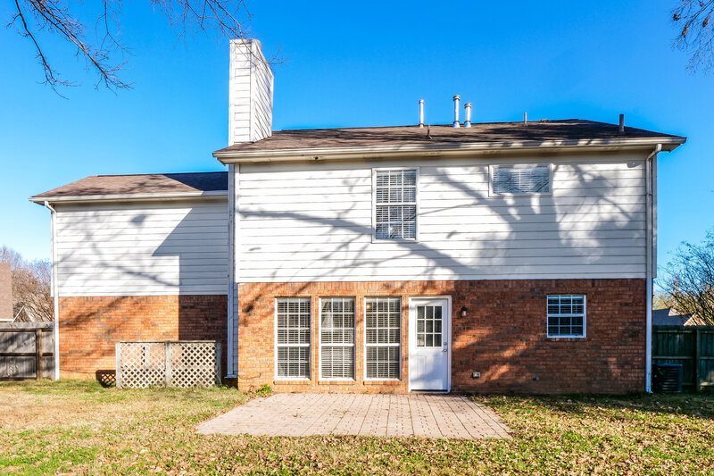1,940/Mo, 6671 Hidden Fern Ln E Bartlett, TN 38135 Rear View