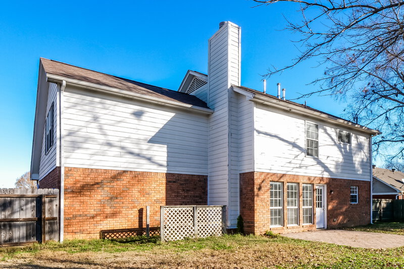 1,940/Mo, 6671 Hidden Fern Ln E Bartlett, TN 38135 Rear View 2