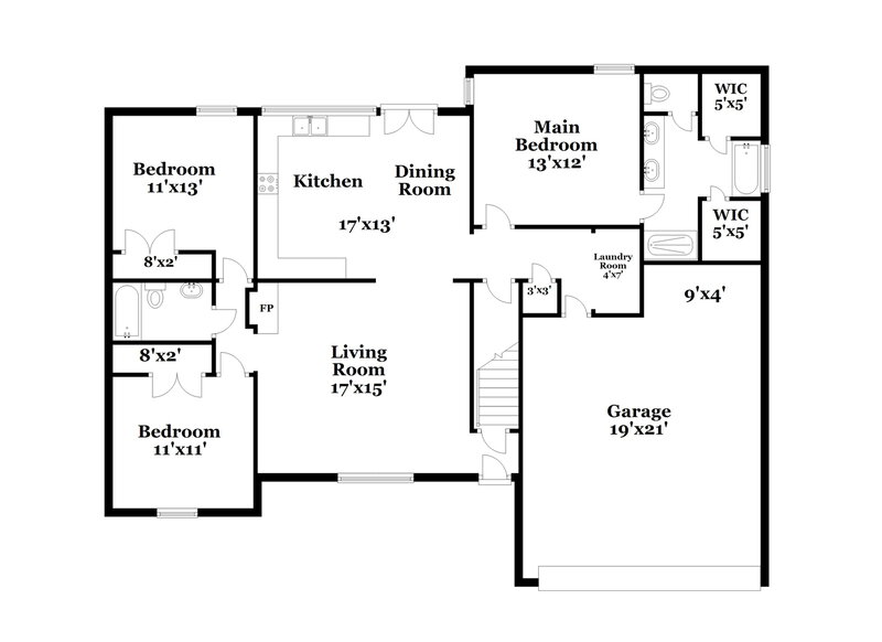2,660/Mo, 3412 Pendulum Dr E Hernando, MS 38632 Floorplan View