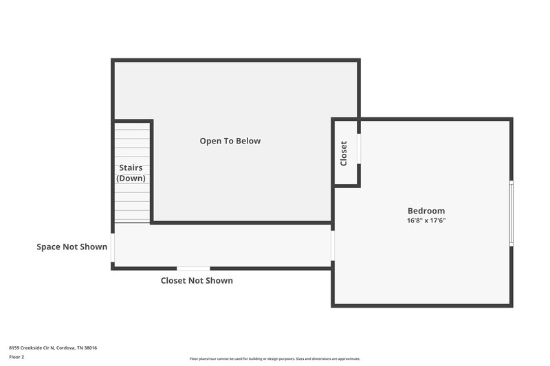 1,735/Mo, 8159 N Creekside Cir Memphis, TN 38016 Floor Plan View 2