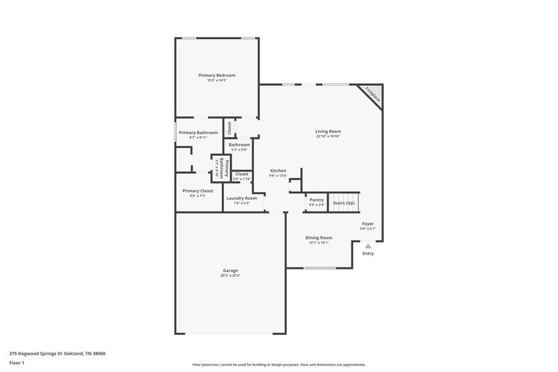 2,470/Mo, 375 Dogwood Springs Dr Oakland, TN 38060 Floor Plan View