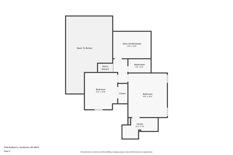 2,725/Mo, 2140 Redbud Cove Southaven, MS 38672 Floor Plan View 2