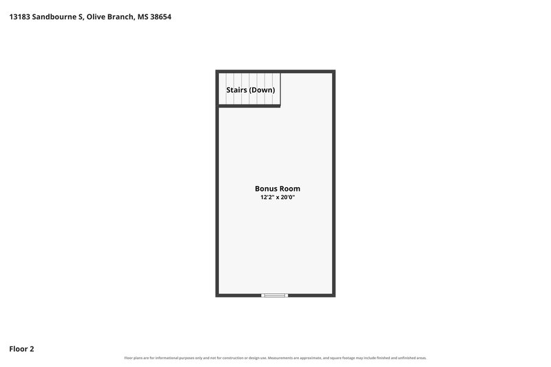 2,195/Mo, 13183 Sandbourne S Olive Branch, MS 38654 Floor Plan View 2