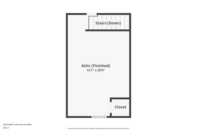 2,800/Mo, 200 Gaslight Cv Hernando, MS 38632 Floor Plan View