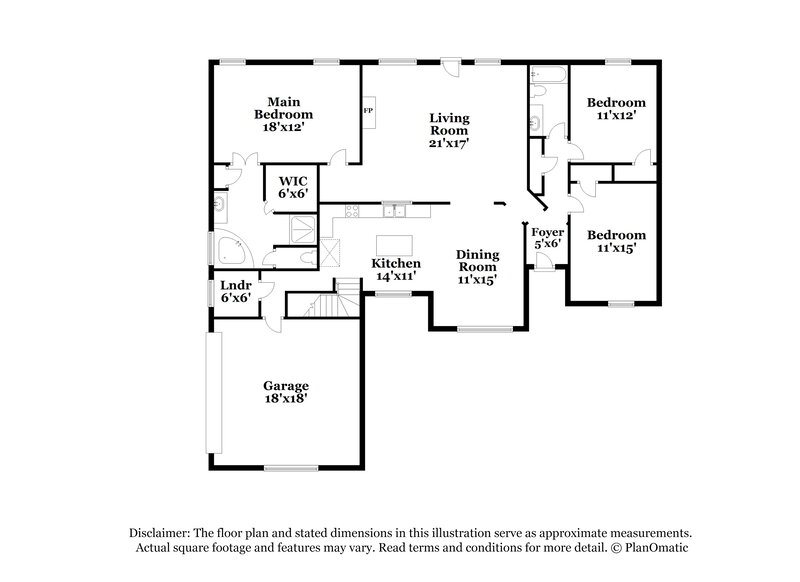 2,195/Mo, 2386 Ansley Park Ln Southaven, MS 38672 Floor Plan View
