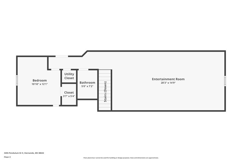 2,015/Mo, 3455 E Pendulum Drive Hernando, MS 38632 Floor Plan View 2