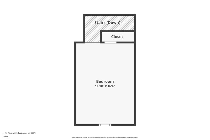 1,920/Mo, 1176 Warwick Place Southaven, MS 38671 Floor Plan View 2
