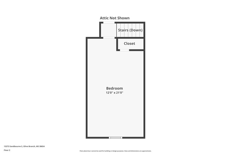 1,855/Mo, 13273 Sandbourne S Olive Branch, MS 38654 Floor Plan View 2